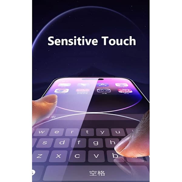 2 stk herdet glass iPhone 16/16 Pro/16 Pro Max - Skjermbeskytter Transparent iPhone 16 Pro Max iPhone 16 Pro Max