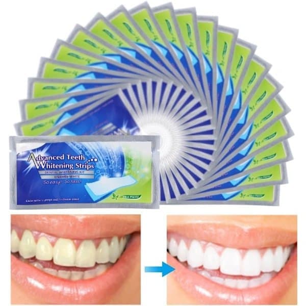 3D White Tannblekingsstrips, 14 Stykker, Dyp Flekkfjerning