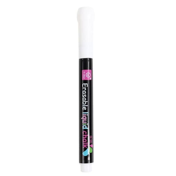 Flydende Kridtpen Whiteboardpen HVID HVID White White