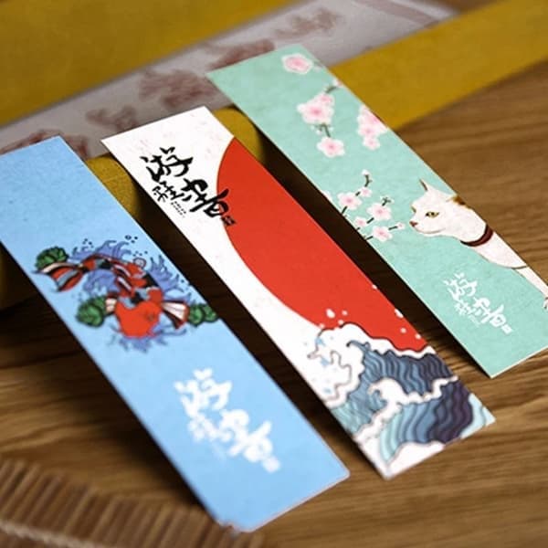 30 ark/förpackning pappersbokmärken japansk stil retro