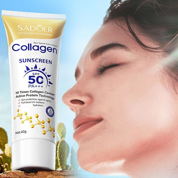 SADOER SPF 50+ Kollagen Solcreme D9K3 Y4D3 M6G5 V5E7 L4I7 E5F9 O9Y9