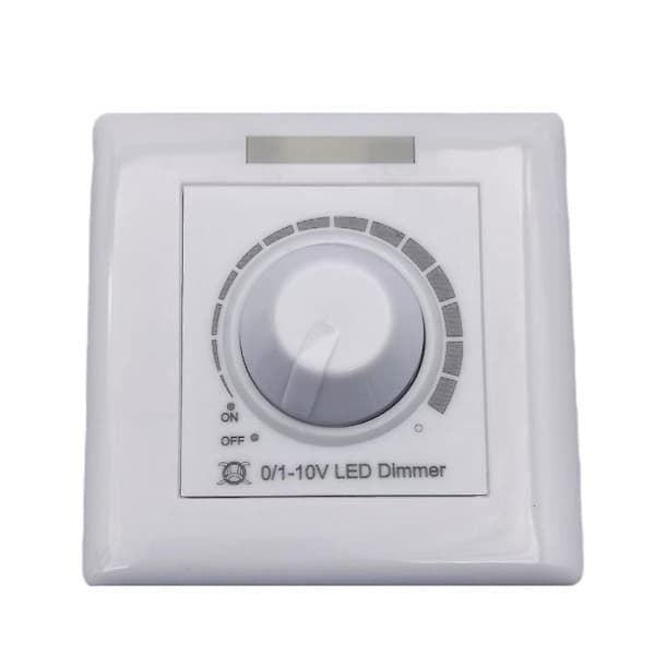 0-10V LED-dimmer med dreiebryter, erstatning, justerbar lysstyrke