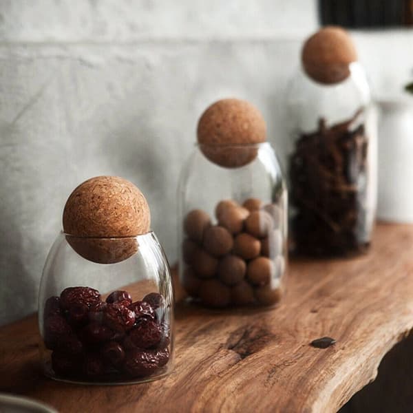 Te Kaffe Socker Behållare Matförvaringsburk 1300ML 1300ML 1300ml 1300ml