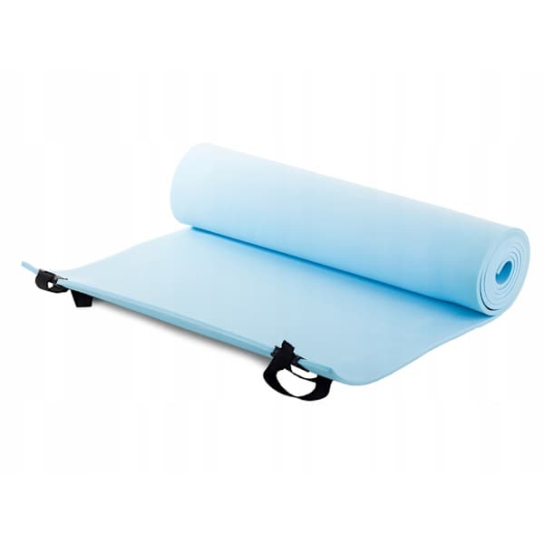 Yogamåtte / Træningsmåtte / Liggeunderlag - 180 x 50 cm Blå blue