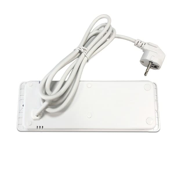 Europeisk standard inbyggd sockel Vit Vit White