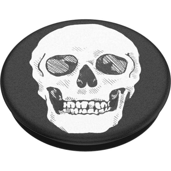 POPSOCKETS Shaky Bones Hvit Avtakbart grep med stativfunksjon