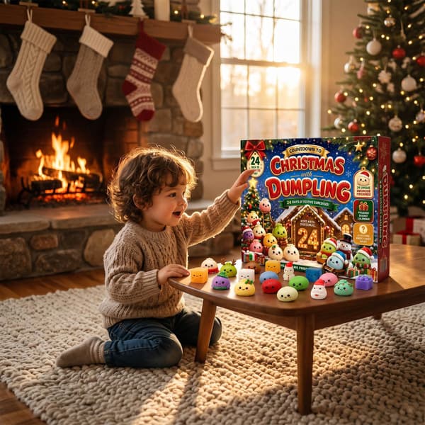 Jule Squishies Julekalender 2026 Nedtællingskalender For Voksne B#B