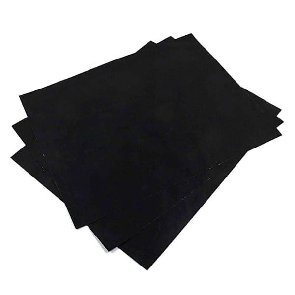 3 stk Grillmatte, Ovnsmatte, Bakematte - Non-Stick - 40x33 Svart