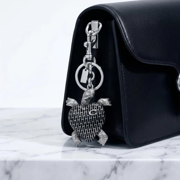 Väskberlock, söta handväskberlocker, väsktillbehörsberlocker, väskkedjor, handväskberlocker Silver-Turtle