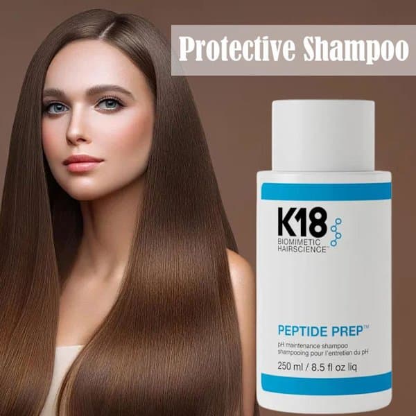 ❀K18 Biomimetic Hairscience Shampoo 250ml og balsam 50ml❉