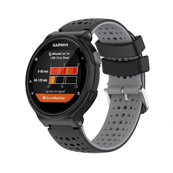 Garmin Forerunner 220, 230, 235, 630, 620, 735XT Silikone Armbånd, Approach Sort