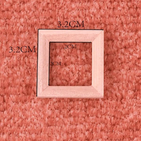 4 stk. treramme til møbler 3X3.4X0.4CM9 9 3x3.4x0.4cm9 9 3x3.4x0.4cm9