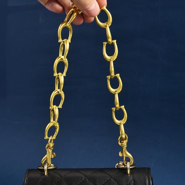 Väskberlock, söta handväskberlocker, väsktillbehörsberlocker, väskkedjor, handväskberlocker Horse chain-Gold