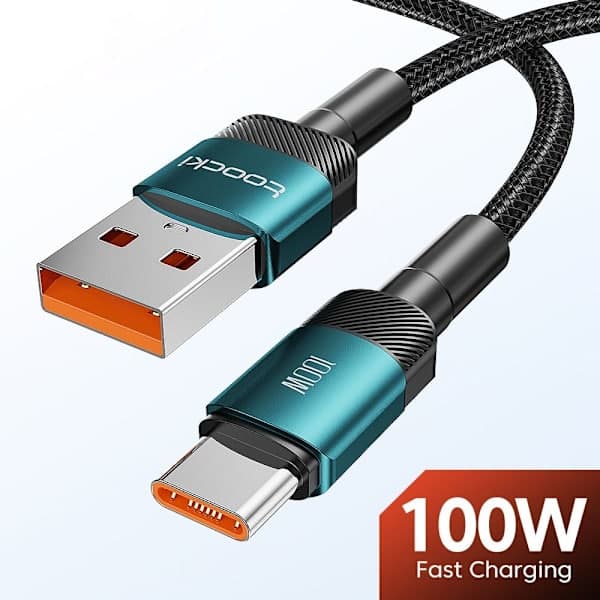 Mobil datakabel ladekabel GRØNN 1M Grønn 1m Green 1m