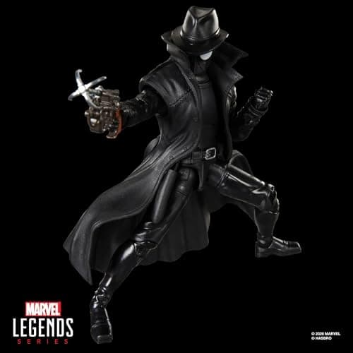 Marvel Legends Series Spider-Man Noir, Retro Cardback Spider-Man Comics Samleobjekt 6-tommers Skala Actionfigur (Amazon Eksklusiv)