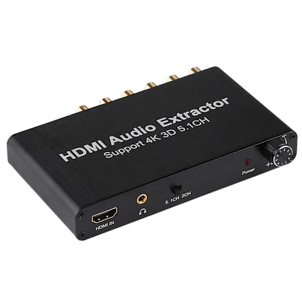 4K 3D HDMI 5.1CH Lyddekoder Ekstraktor