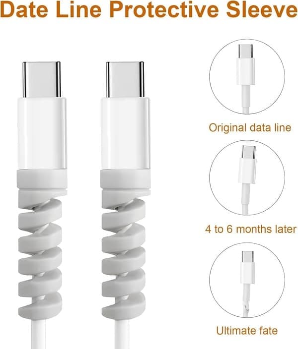 10-pak USB-C støvpropper, med støvtæt net til højttalere til iPhone 17 Pro, Orange