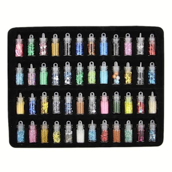 Neglekunst / Negledekoration til manicure - 48 stk.