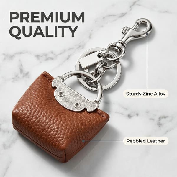 Väskberlock, söta handväskberlocker, väsktillbehörsberlocker, väskkedjor, handväskberlocker Handbag - Brown