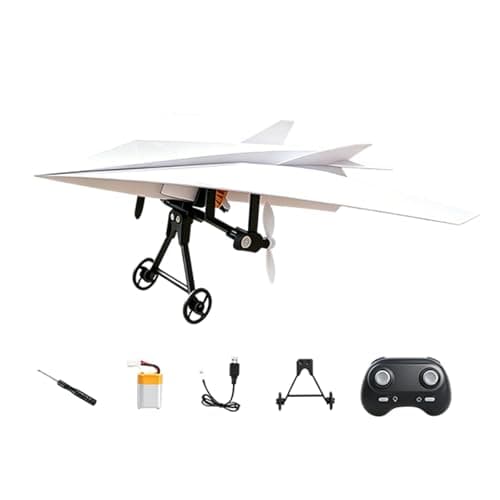 DIY Elektrisk RC Pappersflygplanssats, Inbyggd Gyrostabilisator One Electrics
