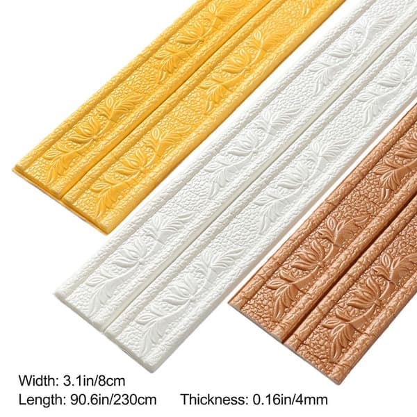 Väggdekaler Väggkant VIT VIT white white