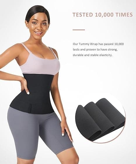 Taljetræner til kvinder Saunabælte Maveindpakning Plus Size Snatch Me Up Bandage, Størrelse 6M 6M