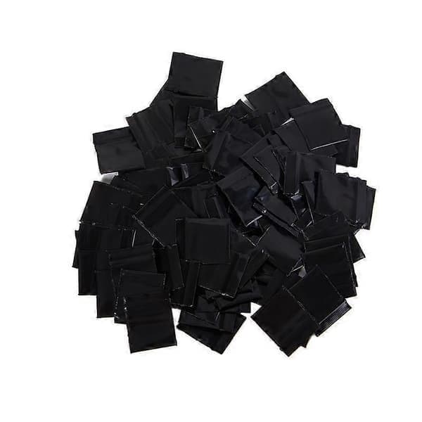 100 stk. mini ziplock-poser til piller, plastikposer med lynlås, blå blue