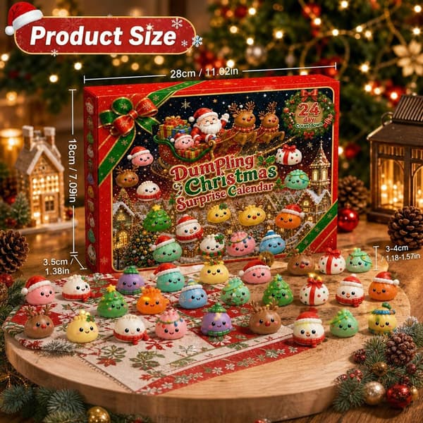 Jule Squishies Julekalender 2026 Nedtællingskalender For Voksne (c#) c#