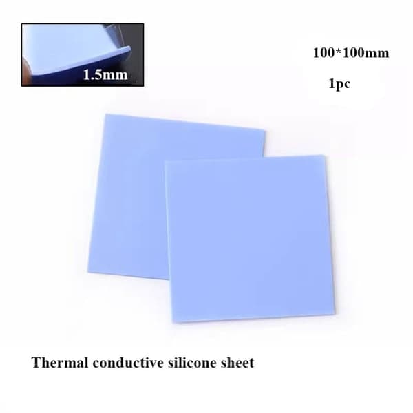 Silikone Termisk Pad Termisk Pad Ark 100X100MM 1.5MM 100x100mm 1.5mm 100x100mm 1.5mm