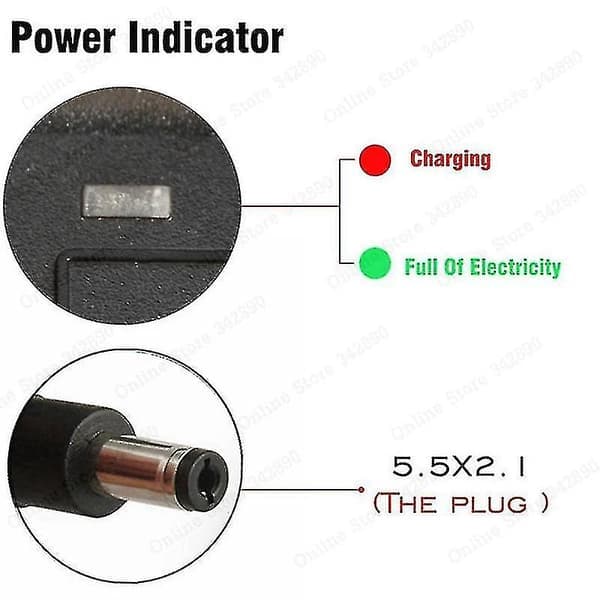 54.6v 2a Oplader til 48v Li-Ion Batterioplader DC-stik/forbindelse til 48v 13s Lithium Ebike Batteri