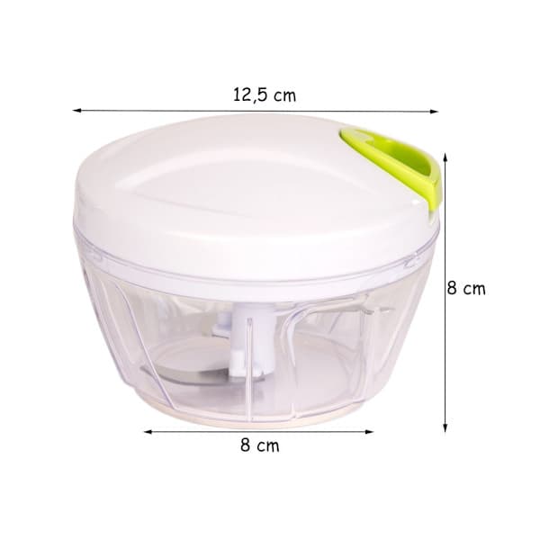 400 ml vihannesleikkuri, monipuolinen leikkuri vetonarulla