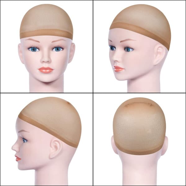 Neutral Nude Perukmössa - Unisex Hårnät, Töjbar Perukmössa för Män & Kvinnor