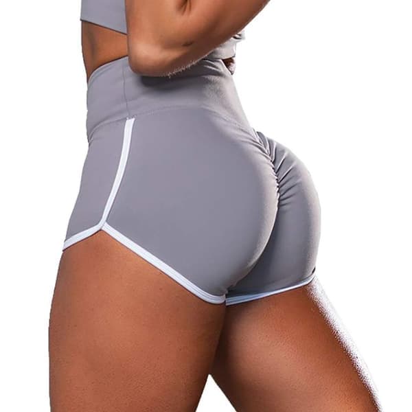 Sportsshorts Yogabukser GRÅ L Grå L, Grå grey L