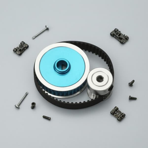 Gralara TT02 Remdrift 114 mm Remdrift Växelsats Lättvikts Transmissionsväxelsats