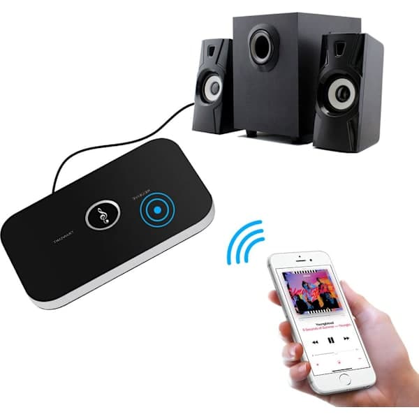 2-i-1 Bluetooth-sender og -mottaker trådløs lydsender