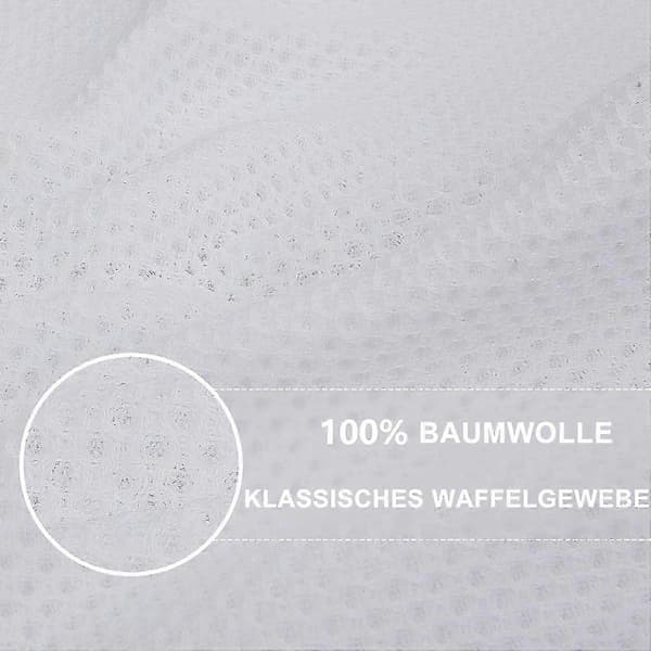 6-pack 100 % bomullsfrotté kökshanddukar diskrengöring med hängögla S202412306944 White 34*73cm