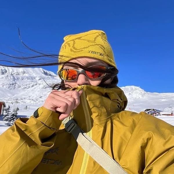 [LCS] Arc'teryx Bird Head Toque Mössa Gul Merinoull Stickad Vintermössa Unisex, Gul Yellow