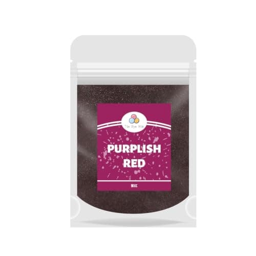 Solmuvärjäys- ja kangasmaalausväri DIY-askartelusetti 34 väriä (purppuranpunainen) Purplish Red