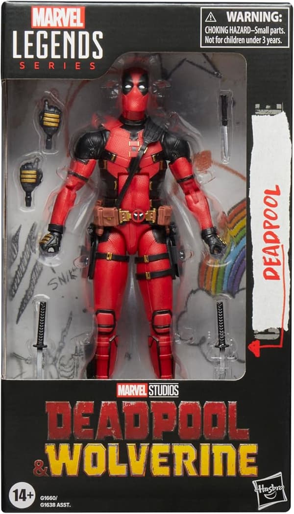 Marvel Legend Deadpool, Deadpool og Wolverine samleobjekter 6-tommer (ca. 15,2 cm) bevægelige statuer