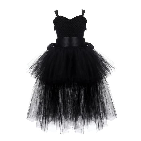 Tutu-kjole til piger Tylkjole Festkjole til helligdage, sort, 8T black 8T