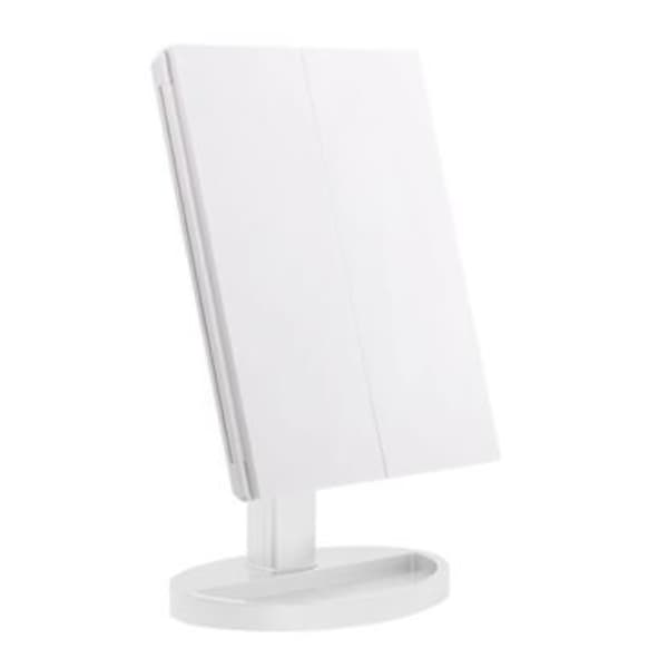 UNIQ LED Trifold Hollywood Makeup Spejl - Hvid