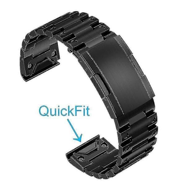 26 mm Quick Release-armbånd med foldespænde til Garmin Fenix 7X/7X Solar/Enduro/Coros Vertix 2