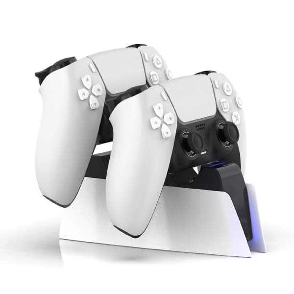 PS5 Controller Dual Hurtigoplader Trådløs Opladningsdockstation til PS5 Controller Gamepad Oplader