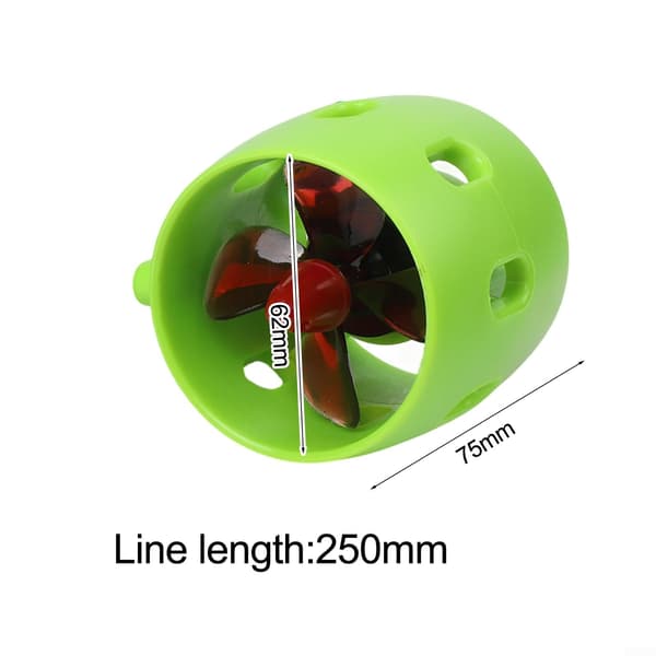 12V-24V Undervanns Thruster Motor 4-blads Propell (1 Par) 1 Pair