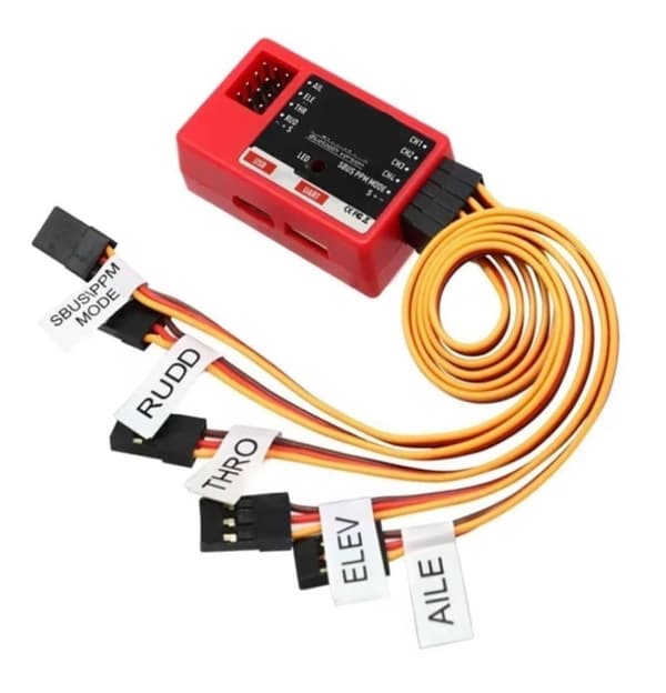 For FMS for Reflex V3 Flight Gyro Stabilizer for RC Aircraft with Fixed Gyro Functionality Drone Helicopter