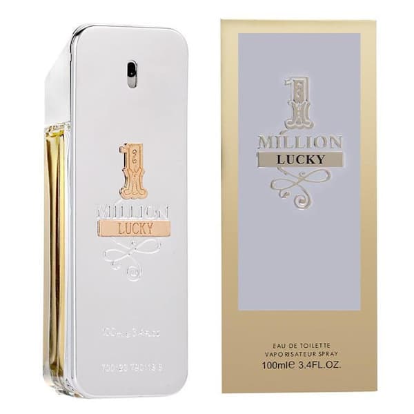 1 Million Lucky Parfume 100 ml Spray til mænd hvid 100ml white 100ml