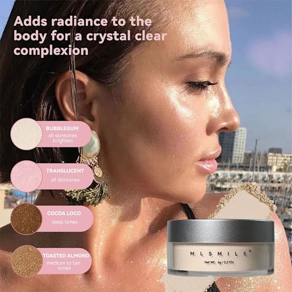 Makeup Setting Powder Løs Setting Transparent Ansigts Pudder Make Up B0W2 04# 6g 04# 6g