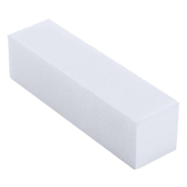 Perfekte negler: 4-pakning blokk-neglefiler for forming og forlengelse, hvit