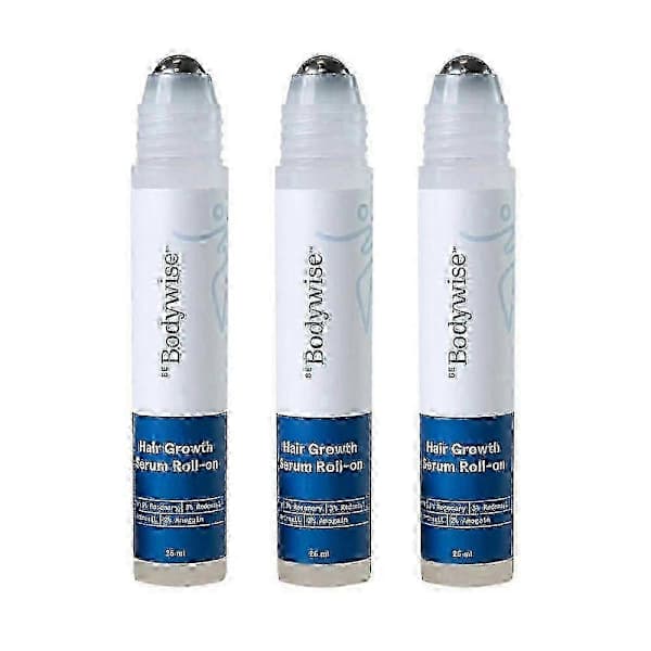 1-3X Hårväxtserum Roll On - 3% rosmarin, 3% Redensyl & 2% - (25 ml) 3 st. 3pcs