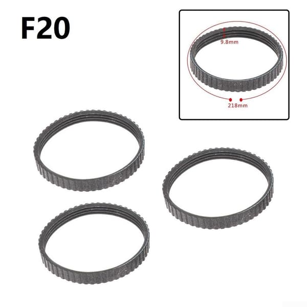 1/3 st elektriska hyveldrivremmar 958718, 9,6 mm bredd för F-20A/P20ST/H55SC (3 st) 3pcs